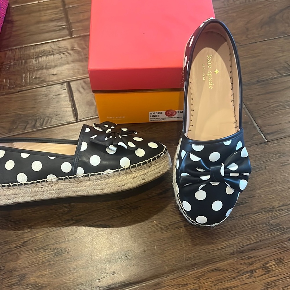 Kate Spade Linds Espadrille Polka Dot Sandal